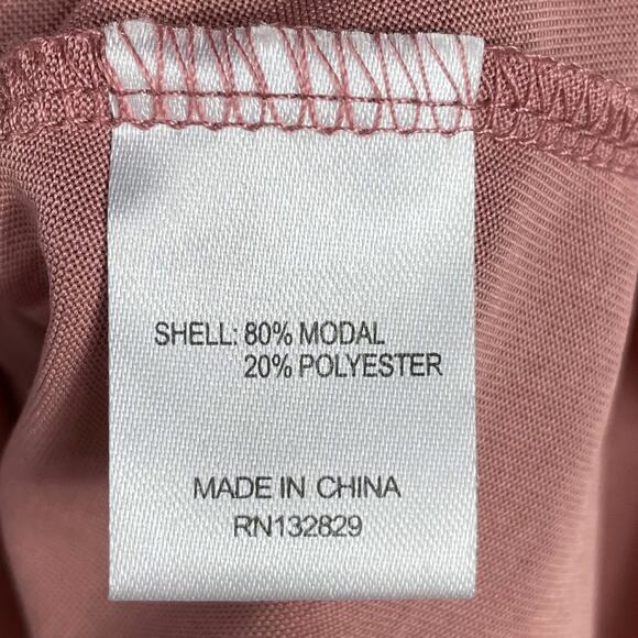 Lovers & Friends Emmy Dress Mini Mauve Front‎ Wrap Tie V Neck Long Sleeve XXS - Picture 9 of 11